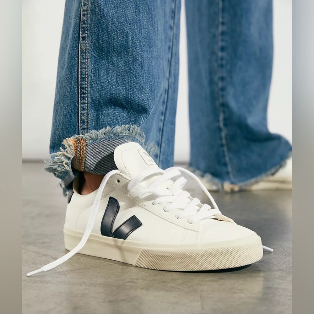 Veja leather trainers